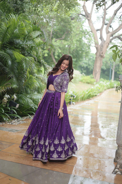 Premium Readymade Lehenga Choli Collection Stunning Purple Co-Ord Set