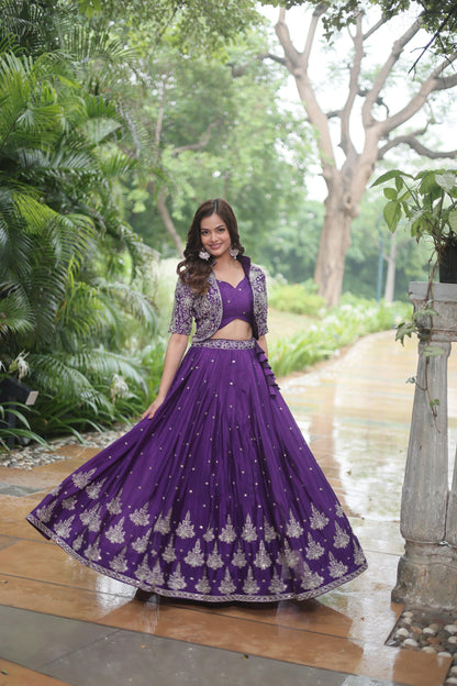 Premium Readymade Lehenga Choli Collection Stunning Purple Co-Ord Set