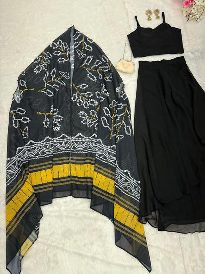 Black Colour Indowestern Dhoti Suit With Shrug